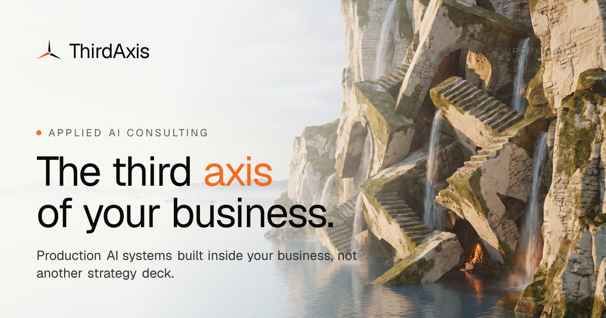 ThirdAxis · Applied AI consulting